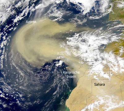 Sandsturm Kanaren Sahara